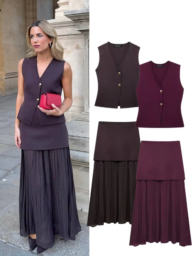 Splicing Elegant Suits Sets