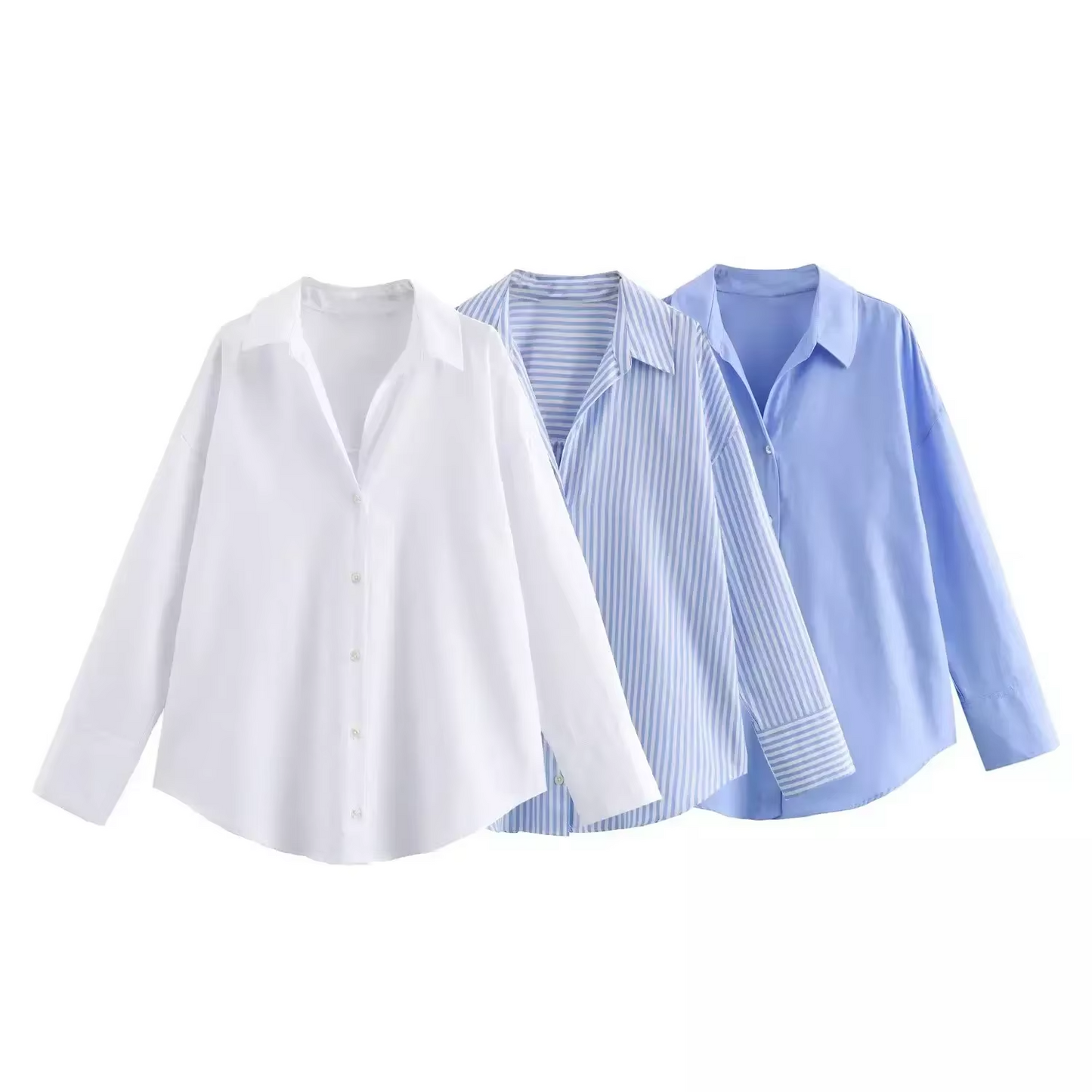 Cotton Oxford Chic Long Sleeve