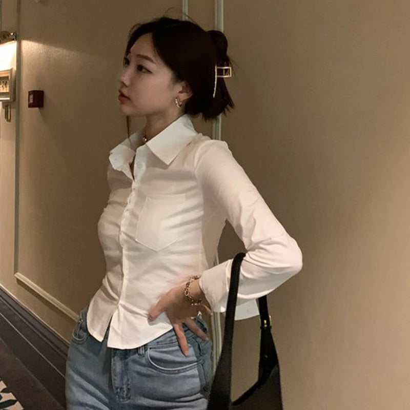 Elegant Slim Blouse Tops