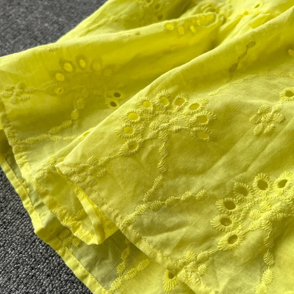 Lace Embroidery Dress