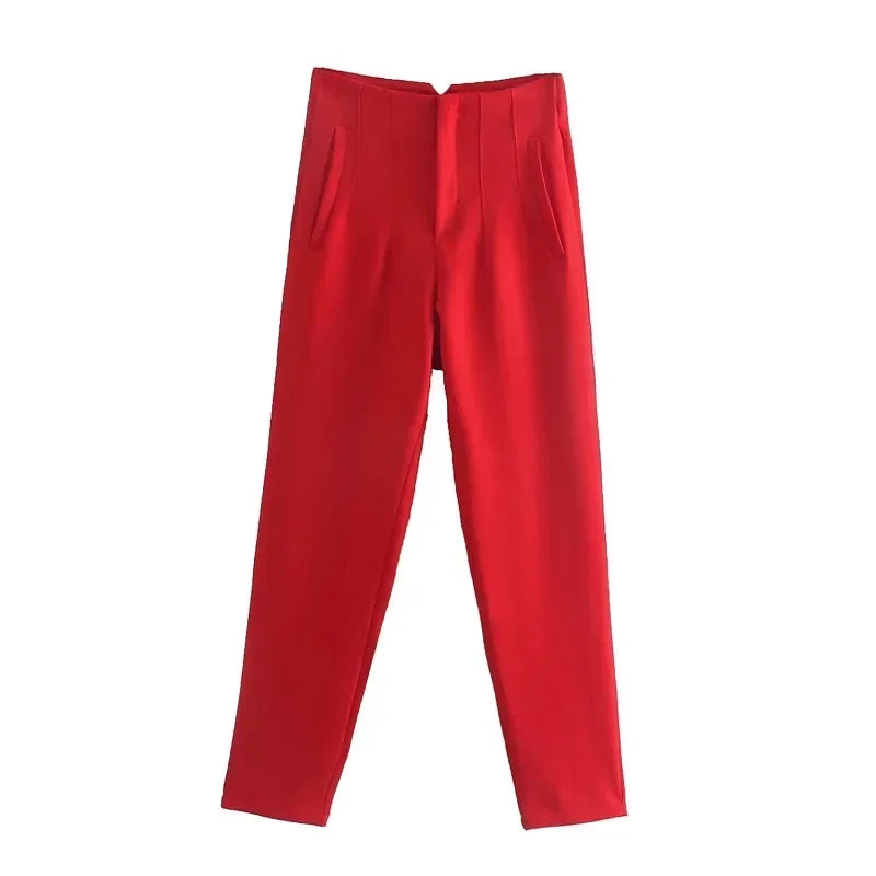 High waist Pencil Trousers
