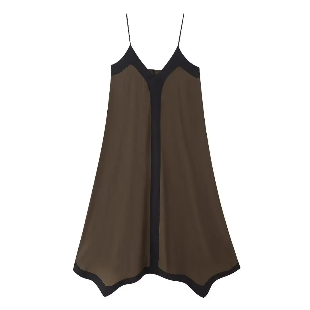 TRAF Stitching Camisole Dress