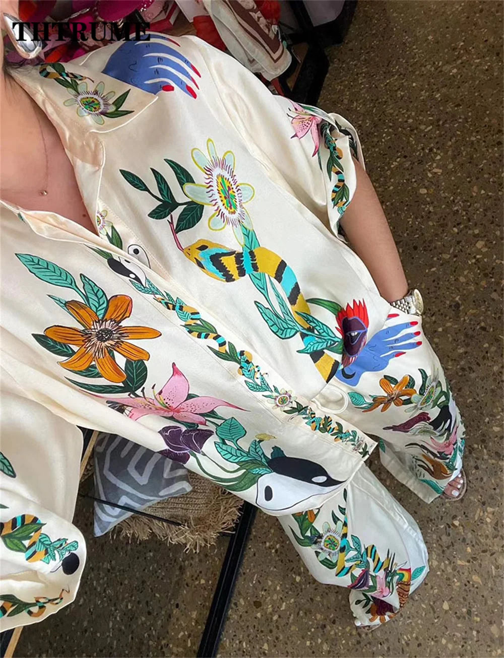 Elegant Summer Floral Print Co-ords