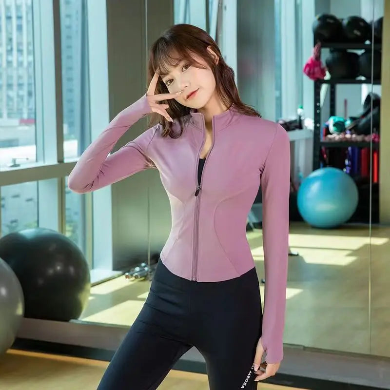 Zip Fitness Sleeve Top