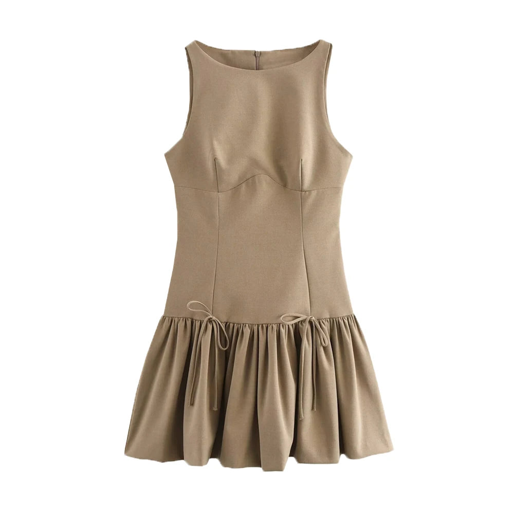 Women's Ruffled Mini Dress