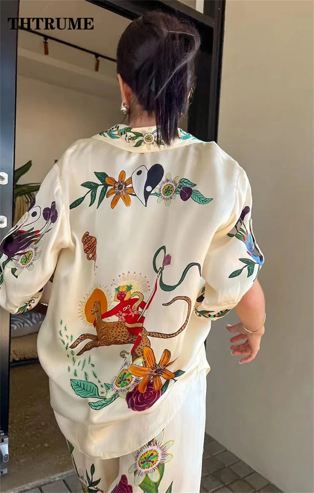 Elegant Summer Floral Print Co-ords