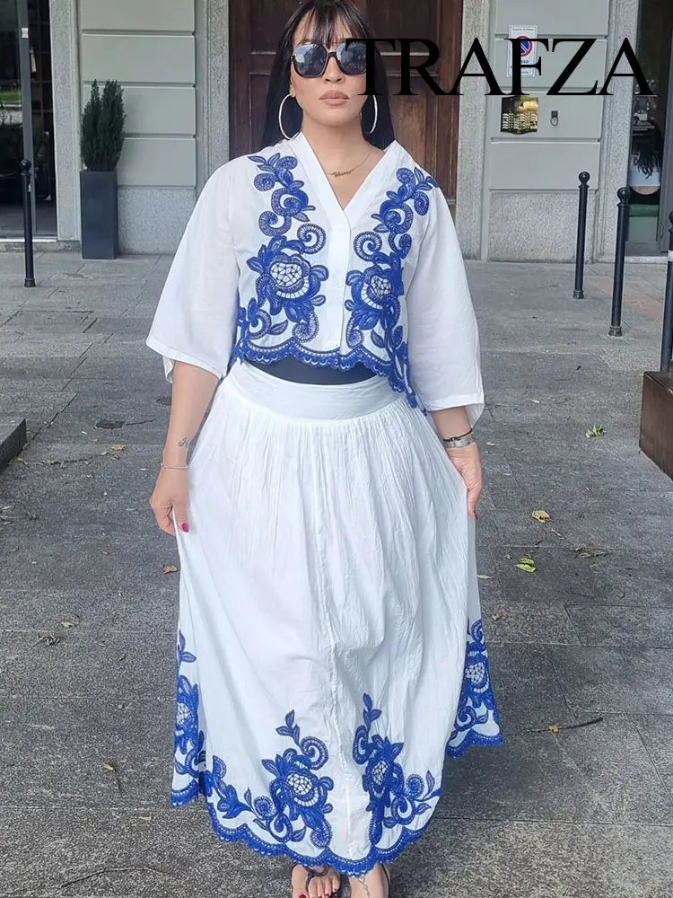 Embroidered Elegant Set