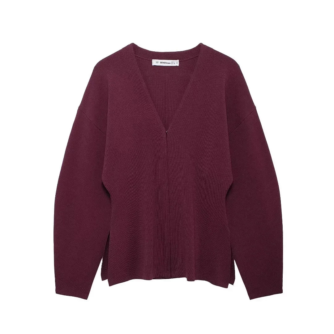 TRAFZA Chic Streetwear Knitted Set