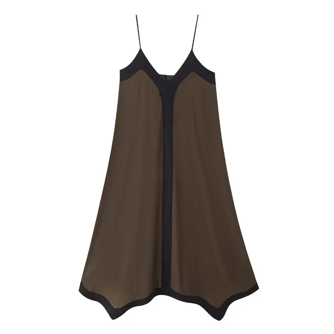 TRAF Stitching Camisole Dress
