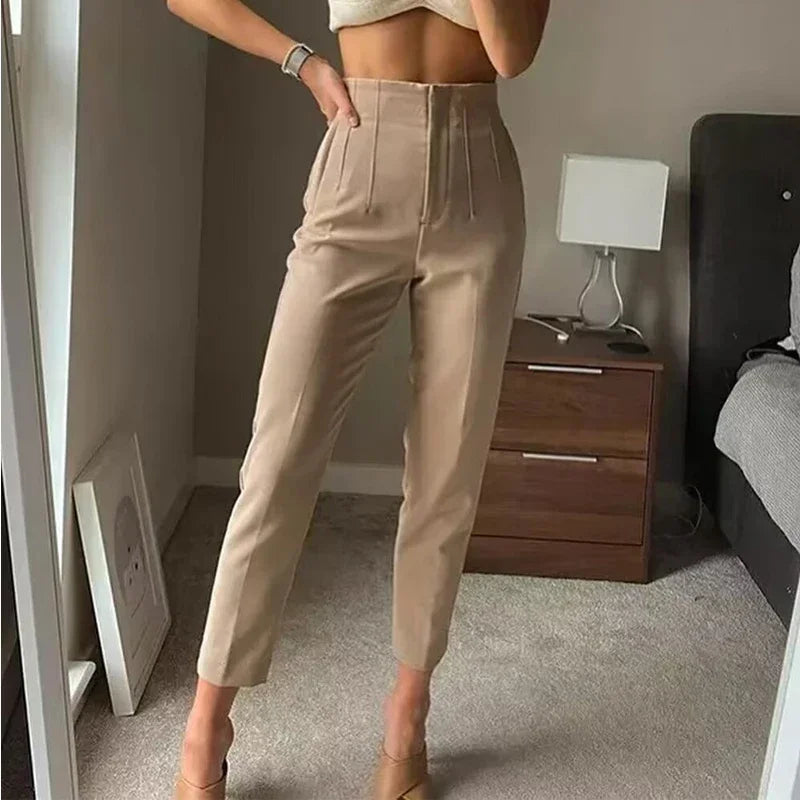 High waist Pencil Trousers