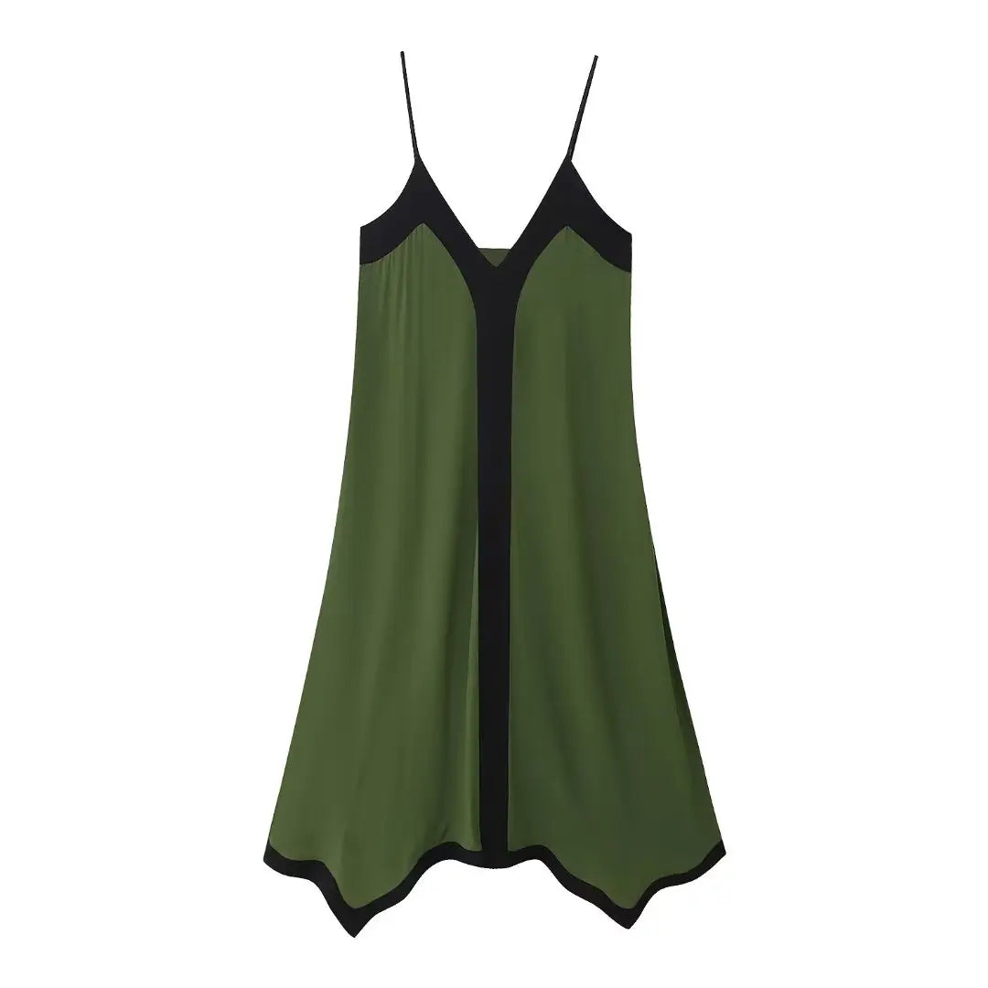 TRAF Stitching Camisole Dress