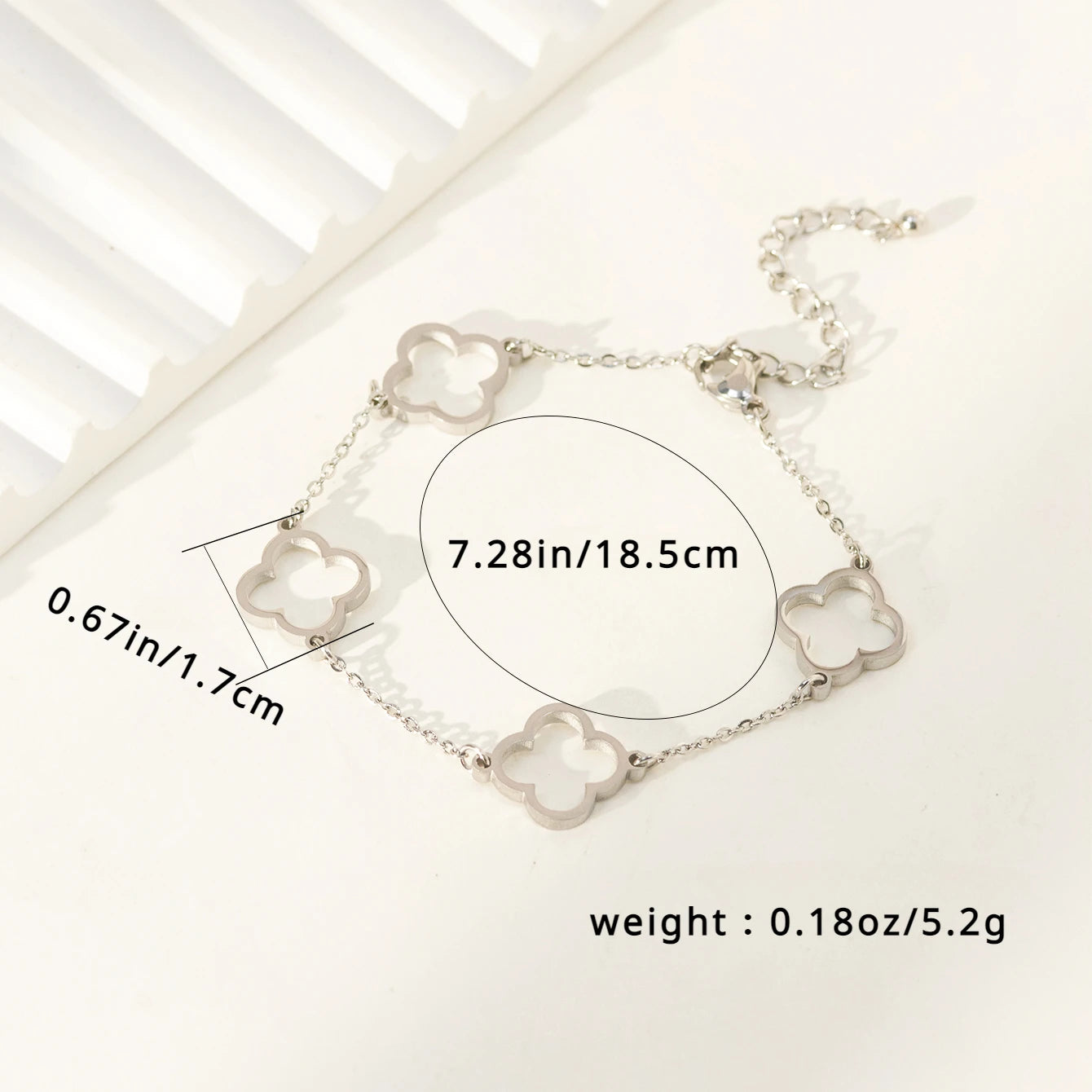 Trendy Stainless Steel 18K Gold Plated Bracelet