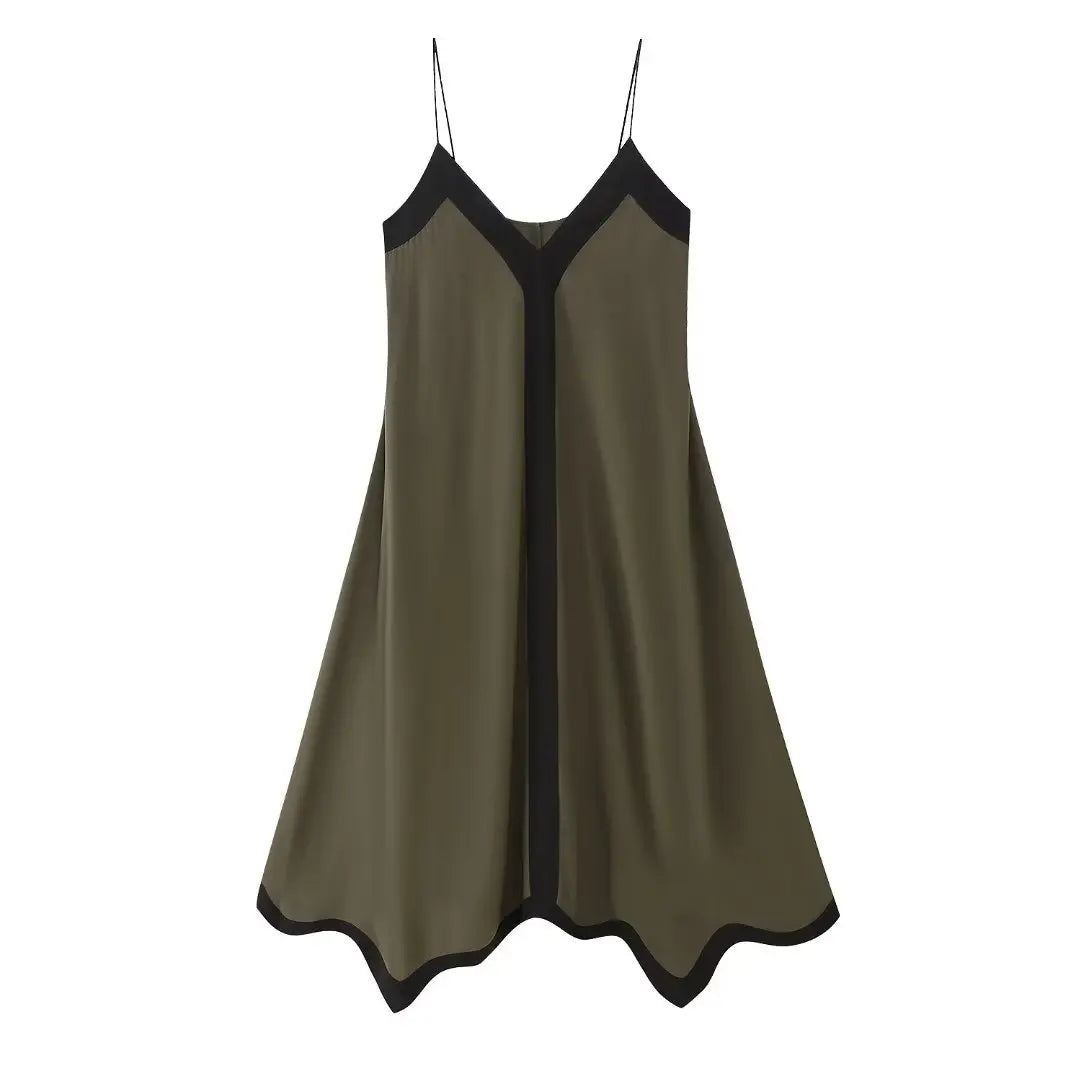 TRAF Stitching Camisole Dress