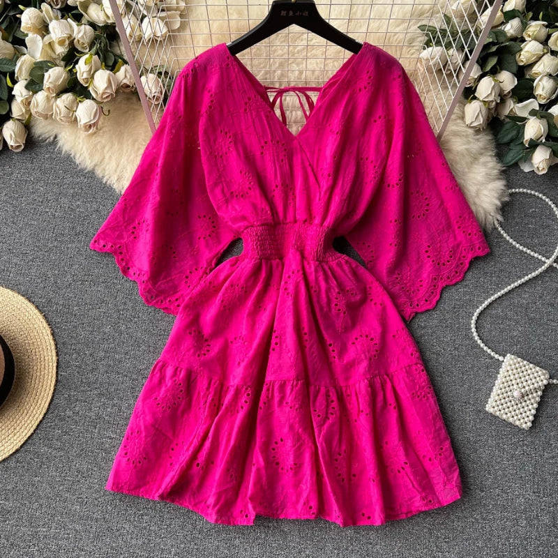 Lace Embroidery Dress