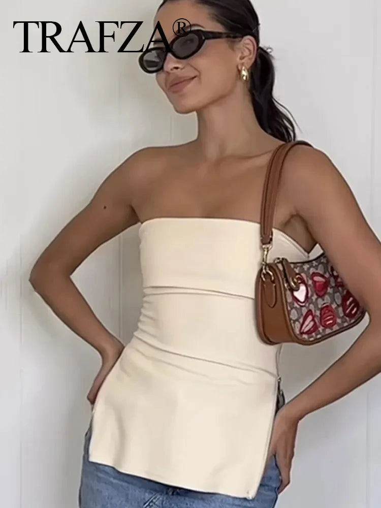 TRAFZA Summer Strapless Bustiers