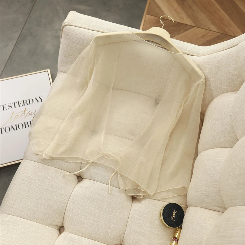Beach Sheer Chiffon Cover Up