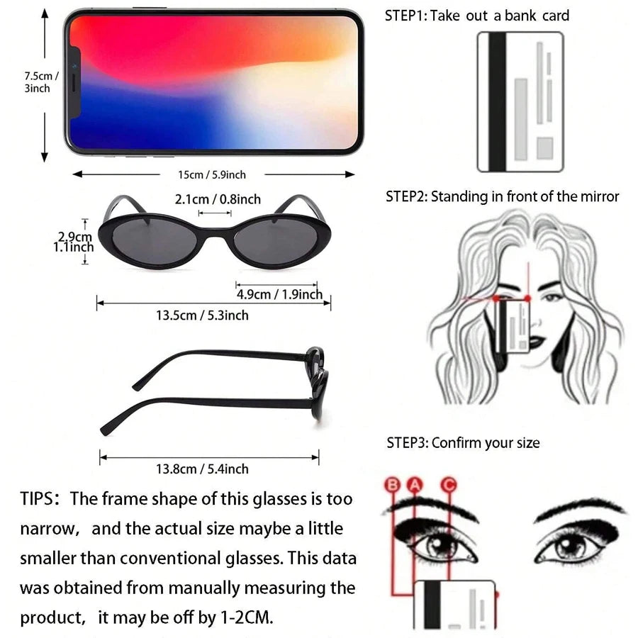 Vintage Oval Sunglasses
