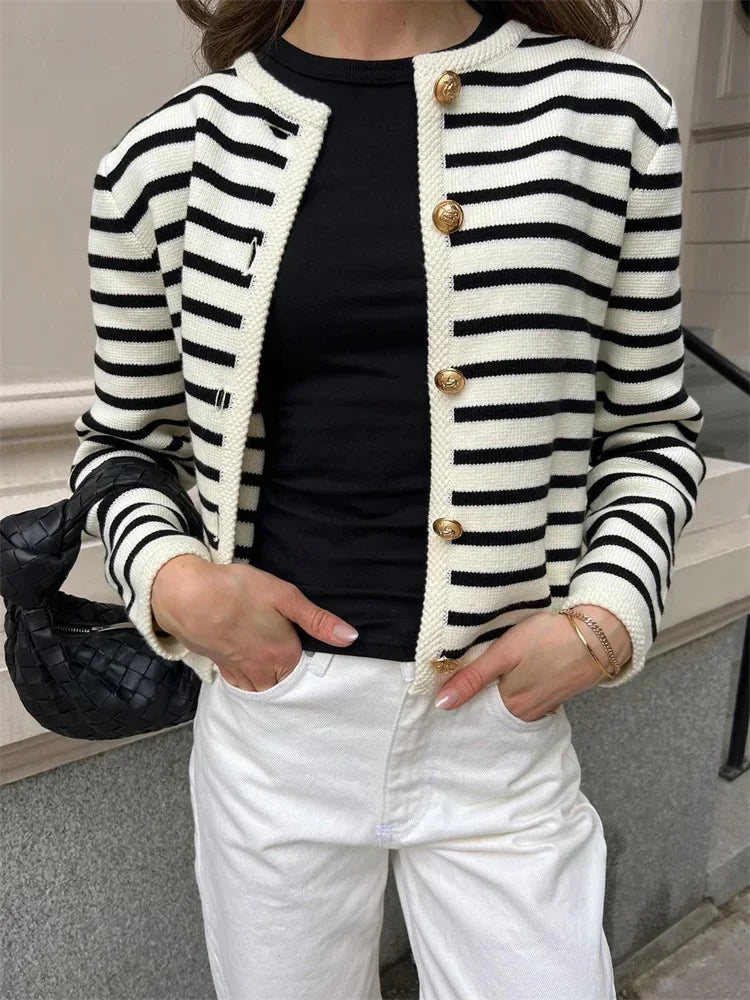 Tossy Striped Knit Set