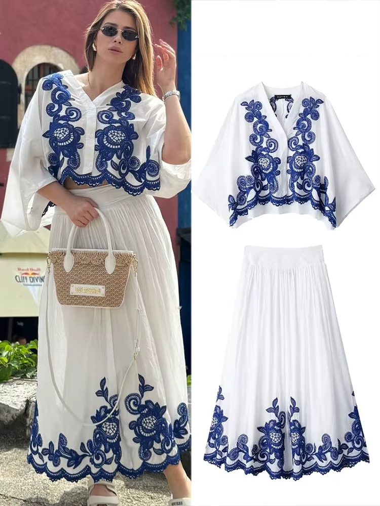 Embroidered Elegant Set