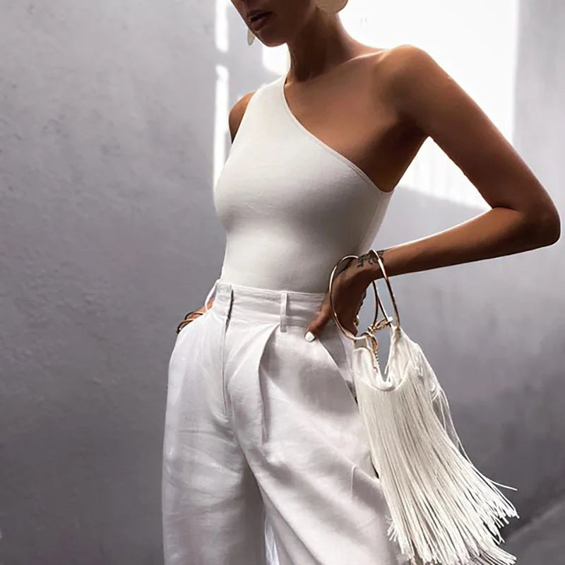Sexy One Shoulder Tops