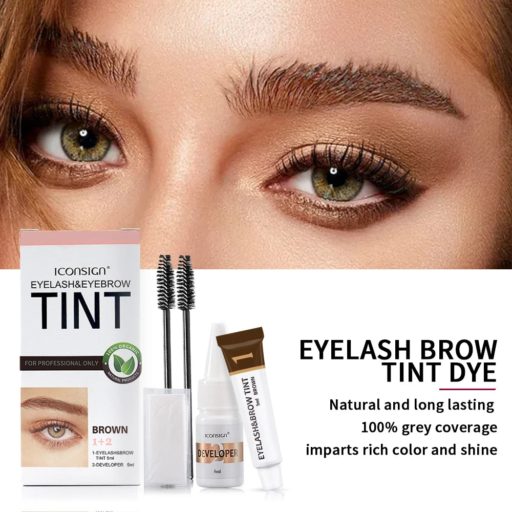 ICONSIGN Eyelash Eyebrow Dye Tint Kit