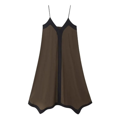 TRAF Stitching Camisole Dress