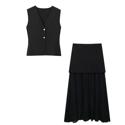 Splicing Elegant Suits Sets