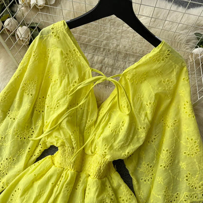 Lace Embroidery Dress