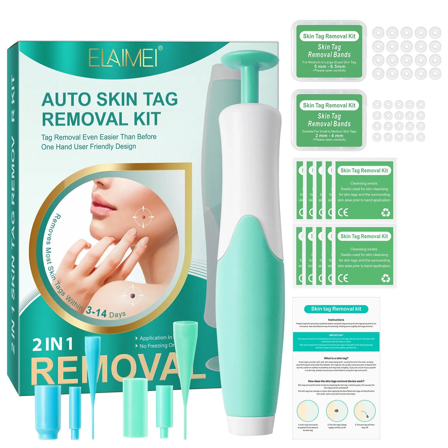 Band Painless Mole Wart Skin Tag Remover