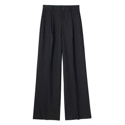 High Waist Baggy Suit Pants