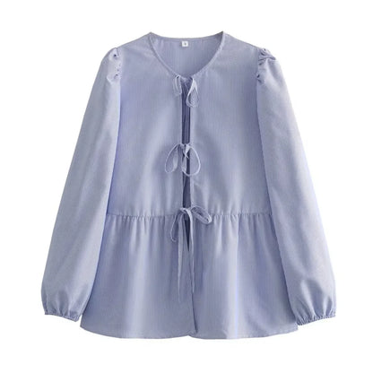 Vintage Women Puff Loose Sleeve