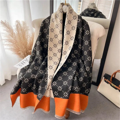 Luxury Print Thick Pashmina Scarves