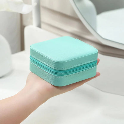 Portable Mini Jewelry Storage Box Travel Organizer