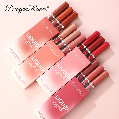 3 PCS Matte Lipsticks Waterproof