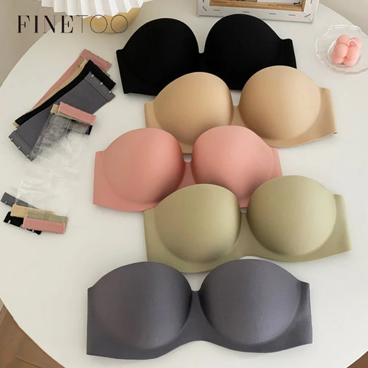 Seamless Strapless Wireless Bralette