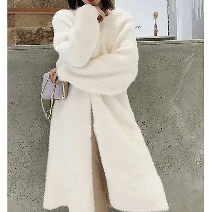 White Long Cardigan
