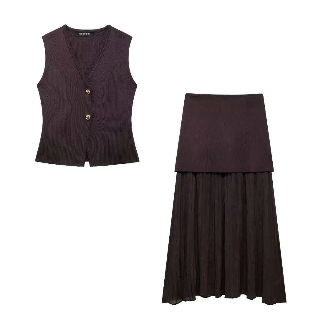 Splicing Elegant Suits Sets