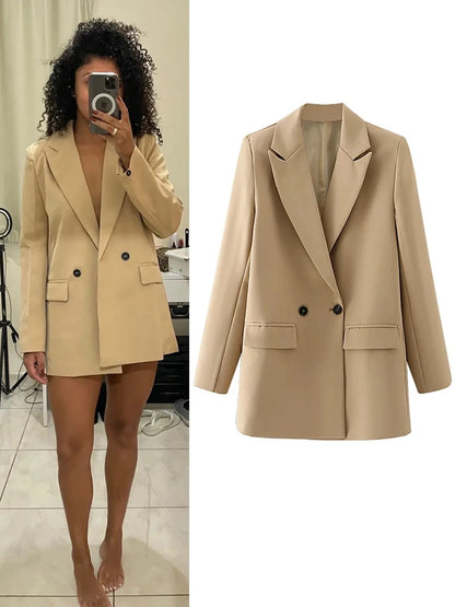 Formal Blazer Coat Woman Outerwear