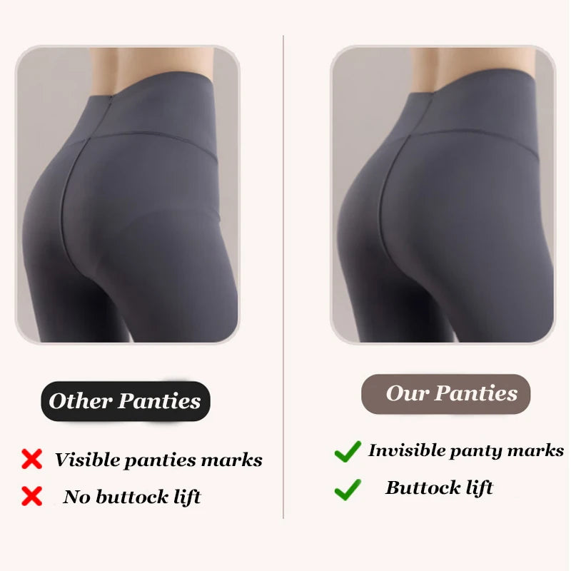 5PCS Seamless Mulberry Silk Underwear