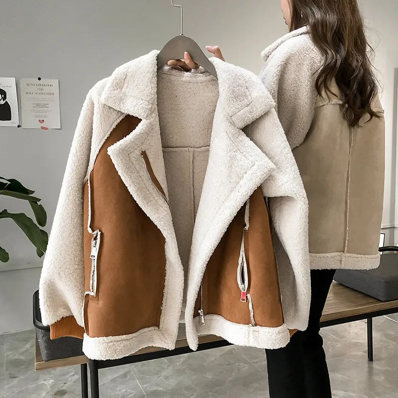 Plus Size Thickened Winter Casual Loose Outerwear