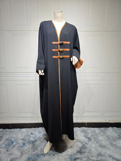 Modest Solid Open Kimono Abayas