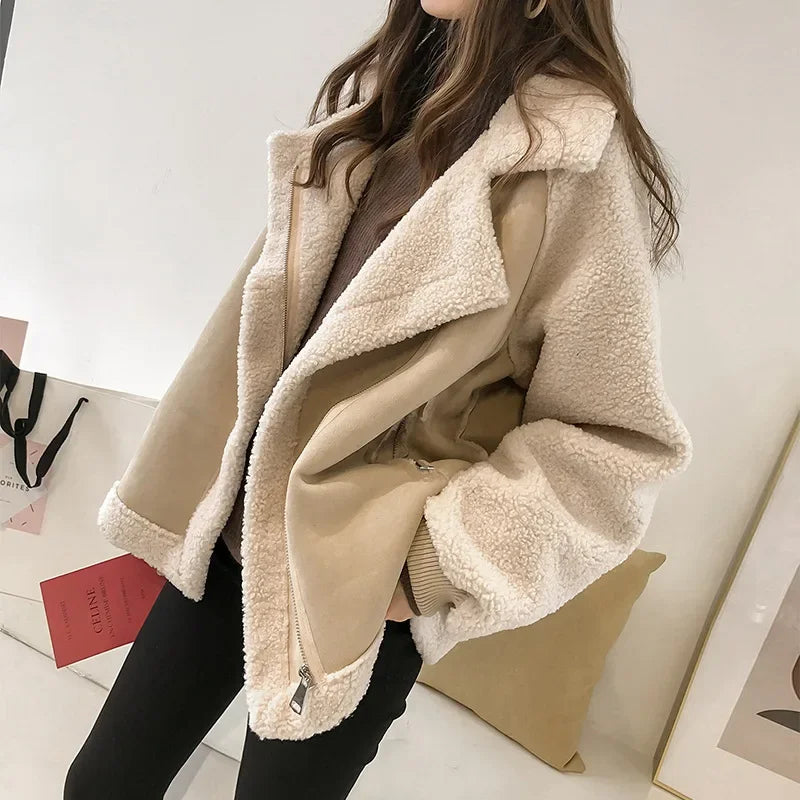 Plus Size Thickened Winter Casual Loose Outerwear