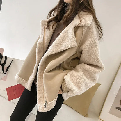 Plus Size Thickened Winter Casual Loose Outerwear