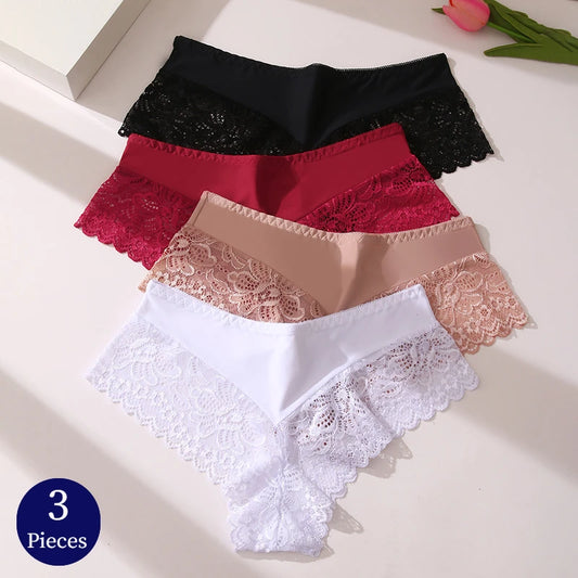 3PCS/Set Women's Lace Underwear