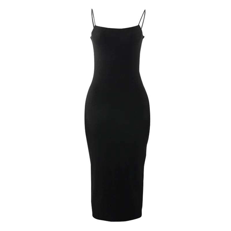 Sexy Dress Women Streetwear Sleeveless Backless