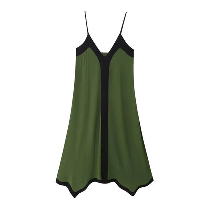 TRAF Stitching Camisole Dress