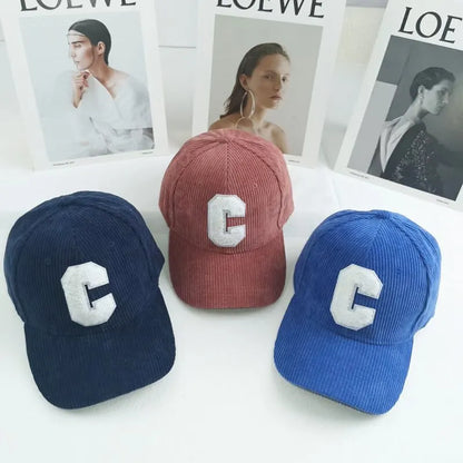 Corduroy Baseball Cap Adjustable