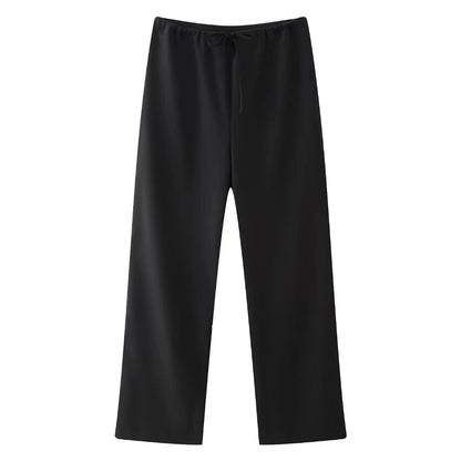 TRAF Halter Neck Asymmetrical Top and Pants