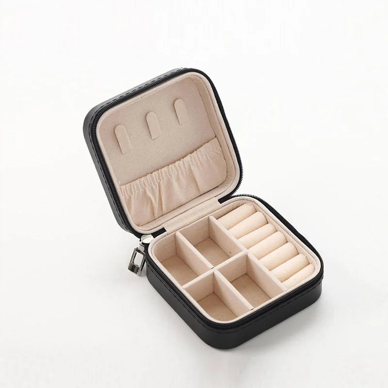 Portable Mini Jewelry Storage Box Travel Organizer