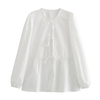 Vintage Women Puff Loose Sleeve